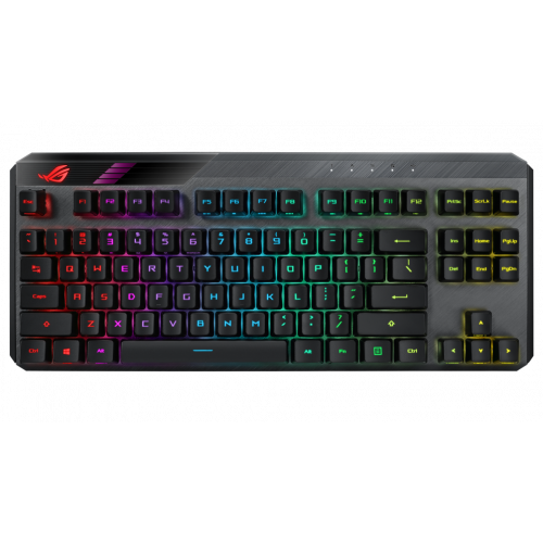 Купить Клавиатура Asus ROG Claymore II Red Switch RGB (90MP01W0-BKRA00) Black - цена в Харькове, Киеве, Днепре, Одессе
в интернет-магазине Telemart фото