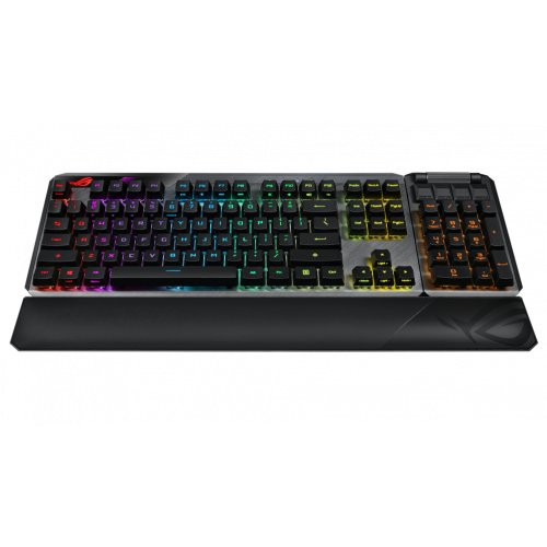 Купить Клавиатура Asus ROG Claymore II Red Switch RGB (90MP01W0-BKRA00) Black - цена в Харькове, Киеве, Днепре, Одессе
в интернет-магазине Telemart фото