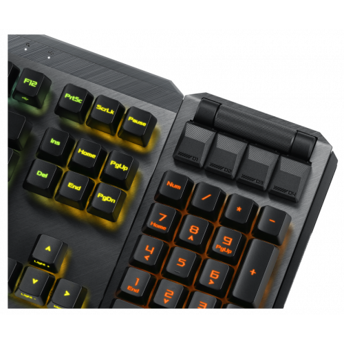 Купить Клавиатура Asus ROG Claymore II Red Switch RGB (90MP01W0-BKRA00) Black - цена в Харькове, Киеве, Днепре, Одессе
в интернет-магазине Telemart фото