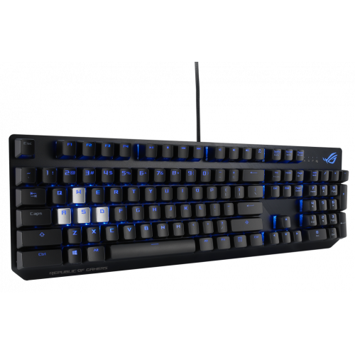 Купить Клавиатура Asus ROG Strix Scope NX Red Switch (90MP0186-B0RA00) Black - цена в Харькове, Киеве, Днепре, Одессе
в интернет-магазине Telemart фото