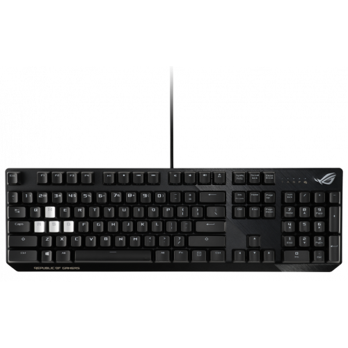 Купить Клавиатура Asus ROG Strix Scope NX Red Switch (90MP0186-B0RA00) Black - цена в Харькове, Киеве, Днепре, Одессе
в интернет-магазине Telemart фото
