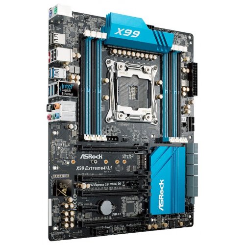 Продати Материнська плата AsRock X99 EXTREME4/3.1 (s2011-3, Intel X99) за Trade-In у інтернет-магазині Телемарт - Київ, Дніпро, Україна фото