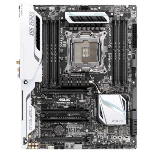 Продать Материнская плата Asus X99-PRO/USB 3.1 (s2011-3, Intel X99) по Trade-In интернет-магазине Телемарт - Киев, Днепр, Украина фото