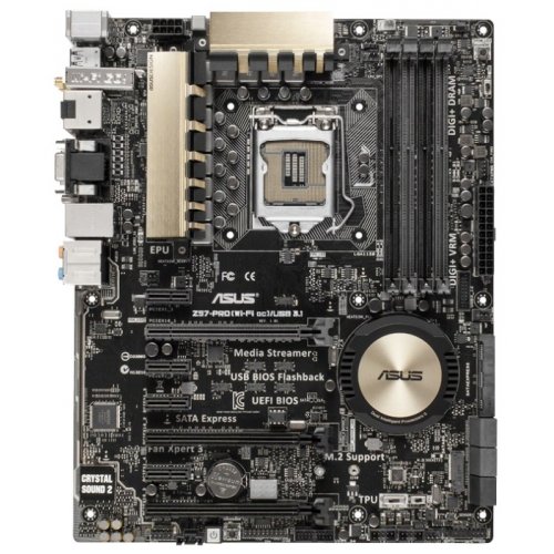 Продати Материнська плата Asus Z97-PRO (WI-FI AC)/USB 3.1 (s1150, Intel Z97) за Trade-In у інтернет-магазині Телемарт - Київ, Дніпро, Україна фото