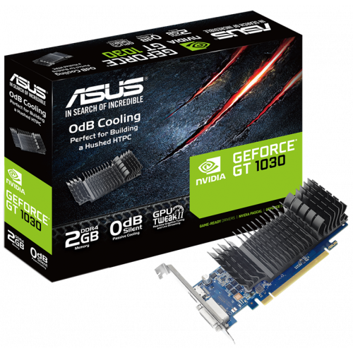 Продати Відеокарта Asus GeForce GT 1030 Low Profile Silent 2048MB (GT1030-SL-2GD4-BRK) за Trade-In у інтернет-магазині Телемарт - Київ, Дніпро, Україна фото