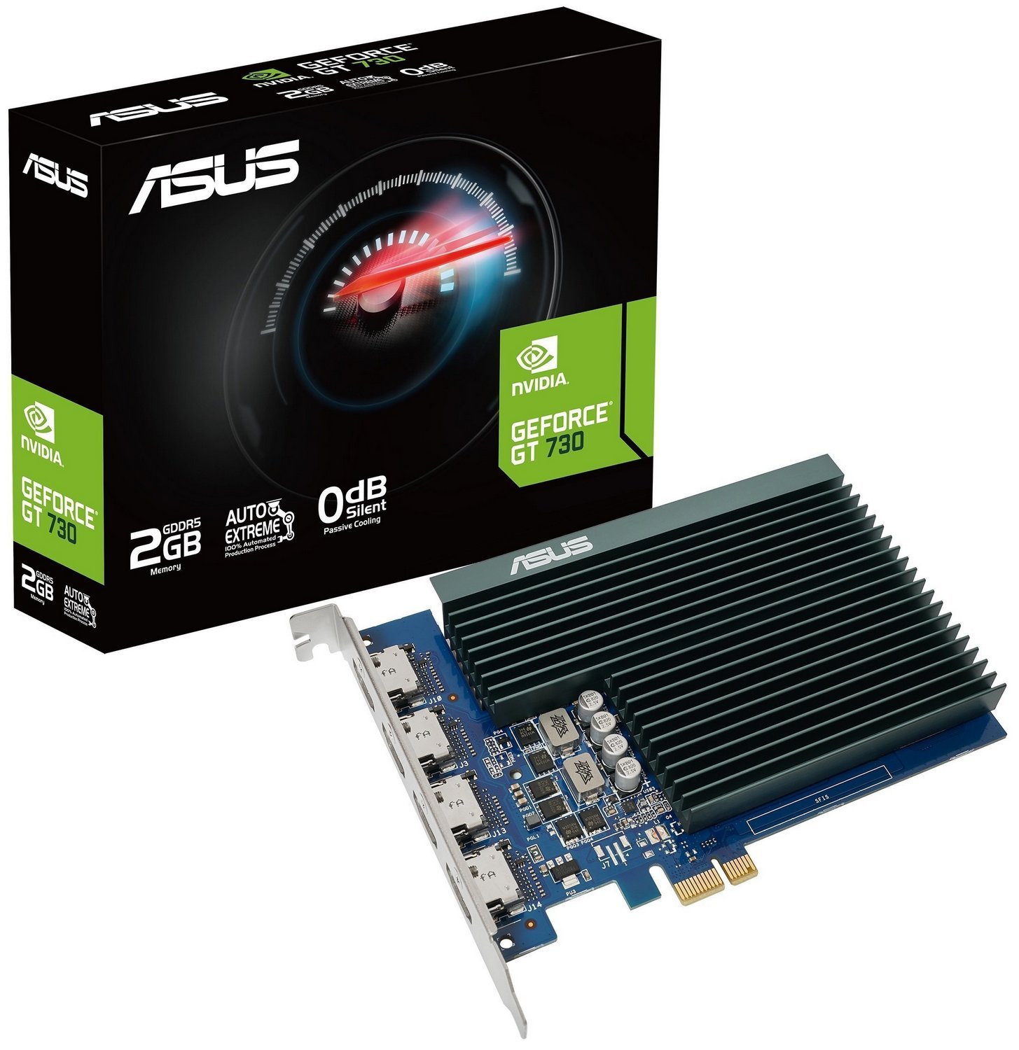 Купить Видеокарта Asus GeForce GT 730 Silent loe 2048MB (GT730-4H-SL-2GD5)  с проверкой совместимости: обзор, характеристики, цена в Киеве, Днепре,  Одессе, Харькове, Украине | интернет-магазин TELEMART.UA