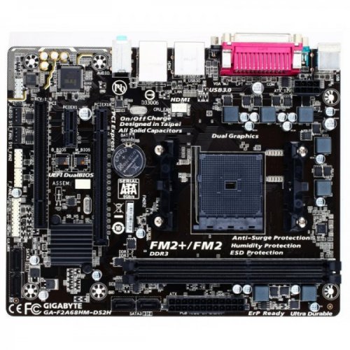 Продати Материнська плата Gigabyte GA-F2A68HM-DS2H (sFM2+, AMD A68) за Trade-In у інтернет-магазині Телемарт - Київ, Дніпро, Україна фото