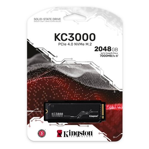 Продати SSD-диск Kingston KC3000 3D NAND TLC 2TB M.2 (2280 PCI-E) NVMe x4 (SKC3000S/2048G) за Trade-In у інтернет-магазині Телемарт - Київ, Дніпро, Україна фото