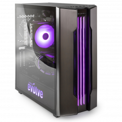 Комп'ютер EVOLVE GamePart Platinum 5H+ (EVGP-P5Hi1170KFN307Ti-32S500H1TBk) Black / Intel Core i7-11700KF (3.6–5.0 ГГц), 8 ядер / RTX 3070 Ti / 16 ГБ (DDR4) / 500 ГБ (SSD) / 1000 ГБ (HDD)