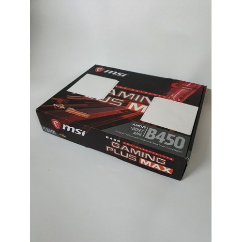 Photo Motherboard Уценка материнская плата MSI B450 GAMING PLUS MAX (sAM4, AMD B450) (Порвана упаковка, 390306)