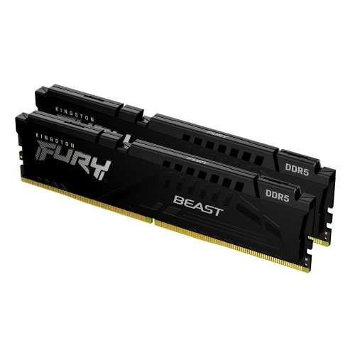 Photo RAM Kingston DDR5 32GB (2x16GB) 5200Mhz FURY Beast Black (KF552C40BBK2-32)