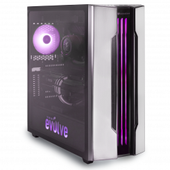 Комп'ютер EVOLVE GamePart Platinum 6H+ (EVGP-P6Hi1270KN307Ti-32S500H1TBk) Black / Intel Core i7-12700K (3.6-5.0 ГГц), 12 ядер / RTX 3070 Ti / 32 ГБ (DDR5) / 500 ГБ (SSD) / 1000 ГБ (HDD)