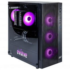 Комп'ютер EVOLVE GamePart Silver 3B (EVGP-S3Bi1260KN307-16S500GBk) Black / Intel Core i5-12600K (3.7-4.9 ГГц), 10 ядер / RTX 3070 / 16 ГБ (DDR5) / 500 ГБ (SSD)