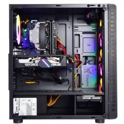Продати Комп'ютер Qube i5 10400F GTX 1660 Super 6GB 3221 (QB0121) Black за Trade-In у інтернет-магазині Телемарт - Київ, Дніпро, Україна фото