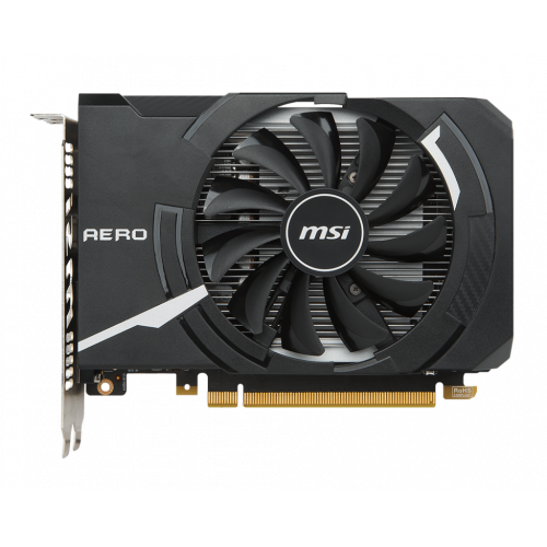 Продати Відеокарта MSI GeForce GTX 1050 Ti AERO ITX OC 4096MB (GTX 1050 Ti AERO ITX 4G OCV1 FR) Factory Recertified за Trade-In у інтернет-магазині Телемарт - Київ, Дніпро, Україна фото