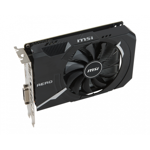 Продати Відеокарта MSI GeForce GTX 1050 Ti AERO ITX OC 4096MB (GTX 1050 Ti AERO ITX 4G OCV1 FR) Factory Recertified за Trade-In у інтернет-магазині Телемарт - Київ, Дніпро, Україна фото