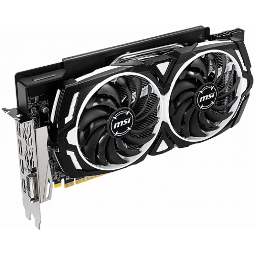 Продать Видеокарта MSI Radeon RX 590 ARMOR OC 8192MB (RX 590 ARMOR 8G OC FR) Factory Recertified по Trade-In интернет-магазине Телемарт - Киев, Днепр, Украина фото
