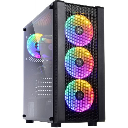 Продать Компьютер Qube Ryzen 5 3600 GTX 1660 TI 6GB 3210 (RRyzen53600GTX1660TI6GB3) Black по Trade-In интернет-магазине Телемарт - Киев, Днепр, Украина фото