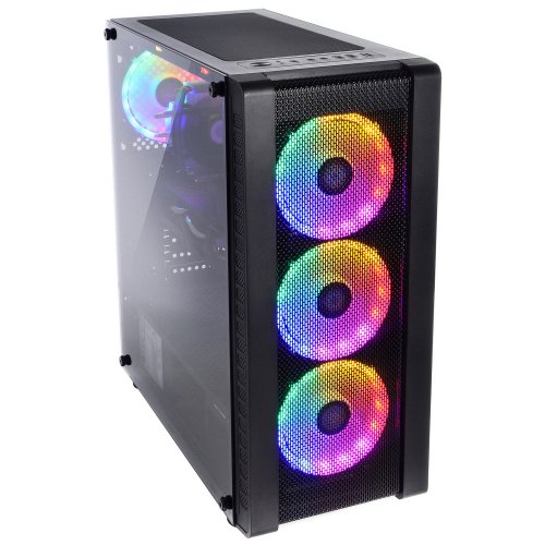 Продать Компьютер Qube Ryzen 5 3600 GTX 1660 TI 6GB 3210 (RRyzen53600GTX1660TI6GB3) Black по Trade-In интернет-магазине Телемарт - Киев, Днепр, Украина фото