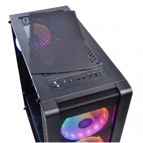 Продать Компьютер Qube Ryzen 5 3600 GTX 1660 TI 6GB 3210 (RRyzen53600GTX1660TI6GB3) Black по Trade-In интернет-магазине Телемарт - Киев, Днепр, Украина фото