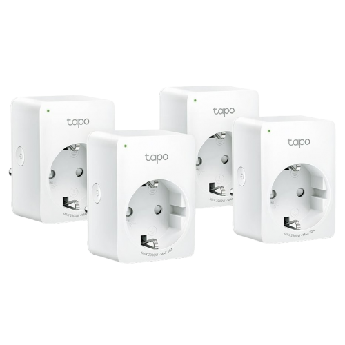 Купити Розетка TP-LINK Tapo P100 (4-pack) White - ціна в Києві, Львові, Вінниці, Хмельницькому, Франківську, Україні | інтернет-магазин TELEMART.UA фото