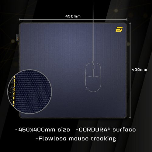 Купити Килимок для миші Endgame Gear MPC-450 Cordura Tube Pack (EGG-MPC-450-BLK-US) Black - ціна в Києві, Львові, Вінниці, Хмельницькому, Франківську, Україні | інтернет-магазин TELEMART.UA фото