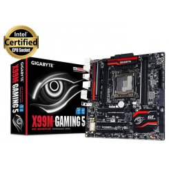 Материнська плата Gigabyte GA-X99M-GAMING 5 (s2011-3, Intel X99)