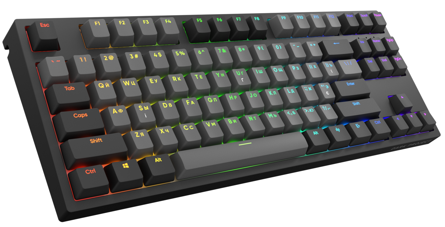 Клавиатура Dark Project One KD87A PBT Gateron Mechanical Yellow (DPO-KD ...