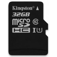 Карта памяти Kingston microSDHC 32GB Class 10 (без адаптера) (SDC10/32GBSP)