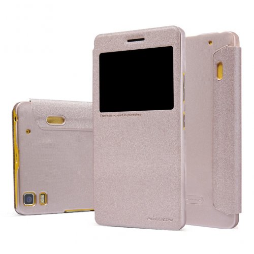Чохол Чехол Nillkin Sparkle Series для Lenovo A7000 Gold купити в Україні | Telemart фото