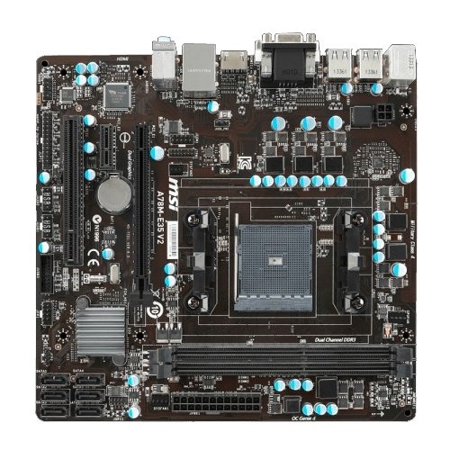 Продати Материнська плата MSI A78M-E35 V2 (sFM2+, AMD A78) за Trade-In у інтернет-магазині Телемарт - Київ, Дніпро, Україна фото