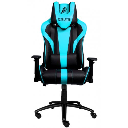 Купити Ігрове крісло 1stPlayer FK1 Black/Blue - ціна в Києві, Львові, Вінниці, Хмельницькому, Франківську, Україні | інтернет-магазин TELEMART.UA фото