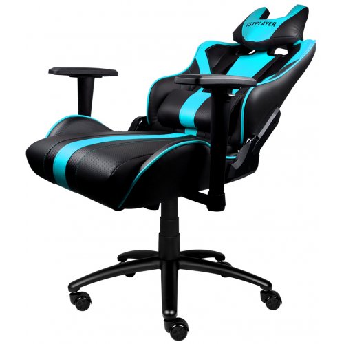 Купить Игровое кресло 1stPlayer FK1 Black/Blue - цена в Харькове, Киеве, Днепре, Одессе
в интернет-магазине Telemart фото