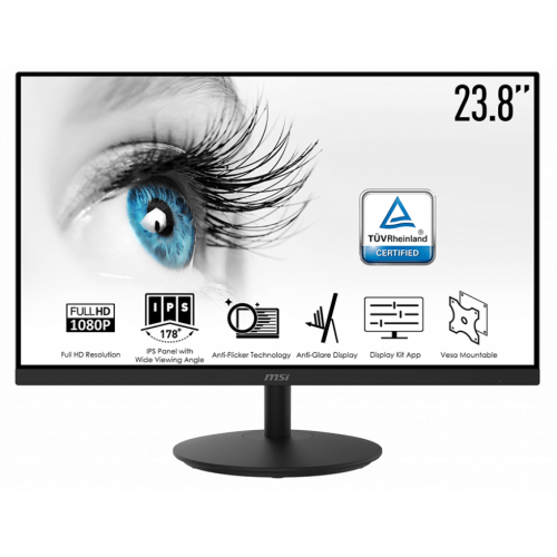 Продать Уценка монитор MSI 23.8" PRO (MP242) Black (2 Stuck Subpixel, 394619) по Trade-In интернет-магазине Телемарт - Киев, Днепр, Украина фото