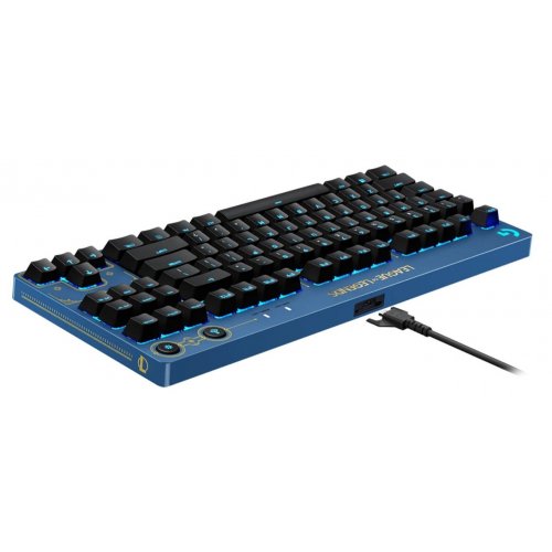 Фото Клавіатура Logitech G Pro GX League of Legends Brown Tactile Switch (920-010537) Blue