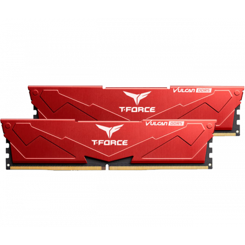 Продать ОЗУ Team DDR5 32GB (2x16GB) 4800Mhz T-Force Vulcan Red (FLRD532G4800HC36DC01) по Trade-In интернет-магазине Телемарт - Киев, Днепр, Украина фото