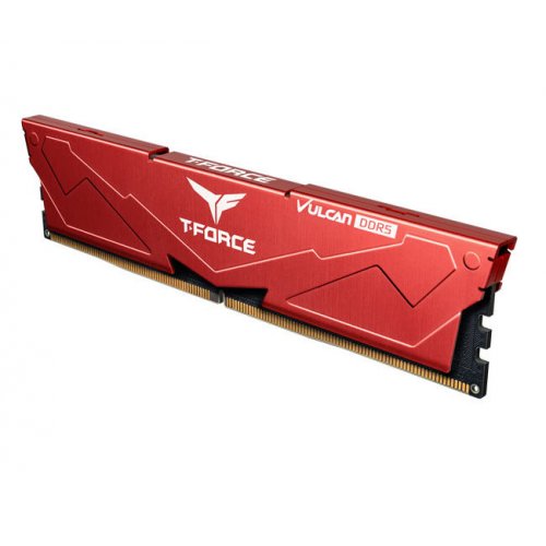 Продать ОЗУ Team DDR5 32GB (2x16GB) 4800Mhz T-Force Vulcan Red (FLRD532G4800HC36DC01) по Trade-In интернет-магазине Телемарт - Киев, Днепр, Украина фото