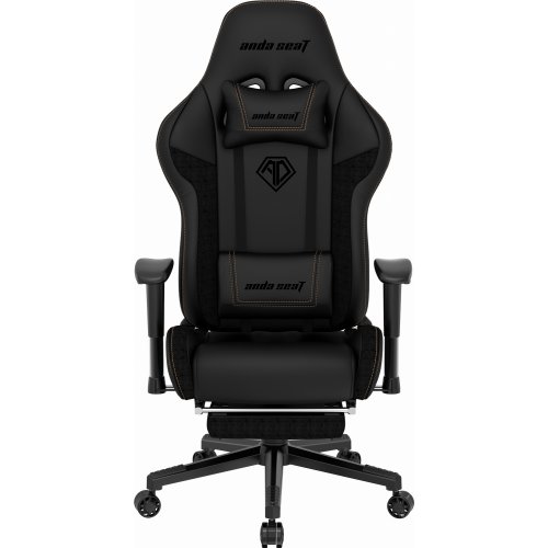 Ігрове крісло Anda Seat Jungle 2 M (AD5T-03-B-PVF) Black купити в Україні: Київ, Львів, Хмельницький, Тернопіль, Івано-Франківськ | Низька ціна, відгуки, характеристики від TELEMART фото