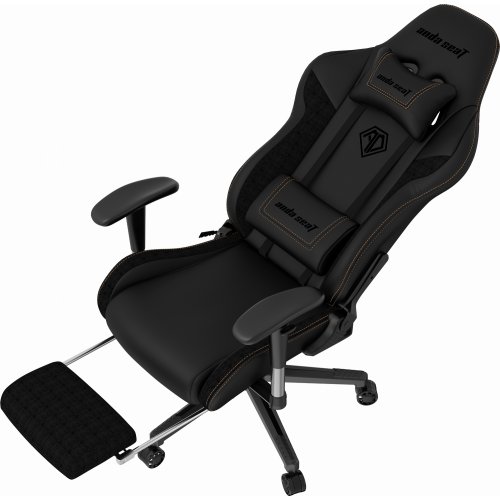 Ігрове крісло Anda Seat Jungle 2 M (AD5T-03-B-PVF) Black купити в Україні: Київ, Львів, Хмельницький, Тернопіль, Івано-Франківськ | Низька ціна, відгуки, характеристики від TELEMART фото