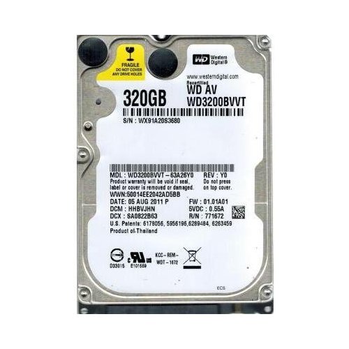 Продати Жорсткий диск Western Digital AV 320GB 8MB 2.5" (WD3200BVVT) за Trade-In у інтернет-магазині Телемарт - Київ, Дніпро, Україна фото