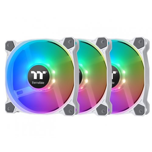 

Thermaltake Pure 12 ARGB (3-Fan Pack) (CL-F127-PL12SW-A) White
