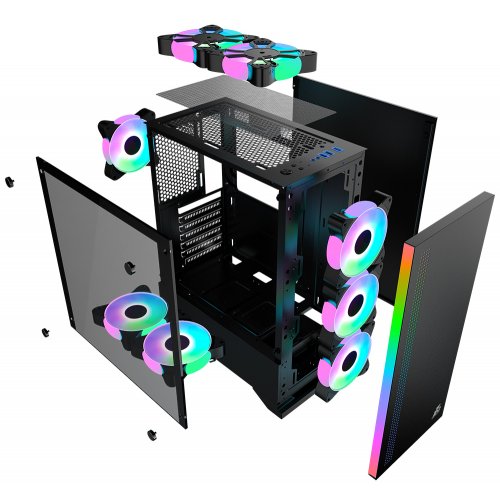 Фото Корпус 1stPlayer BS-3-3R1-BK без БП Black