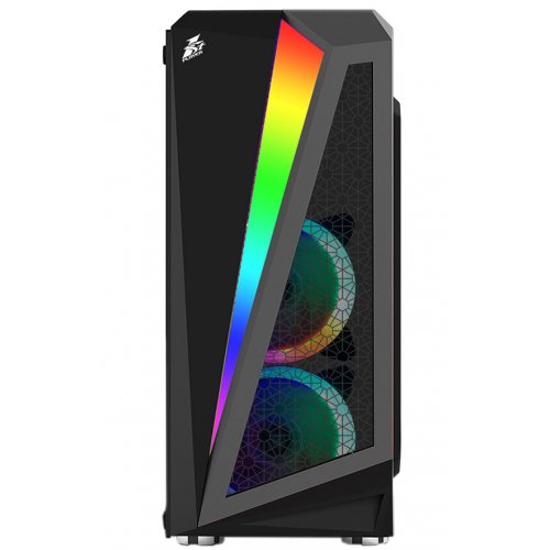 Photo 1stPlayer R5-3R1 Color LED Tempered Glass without PSU Black