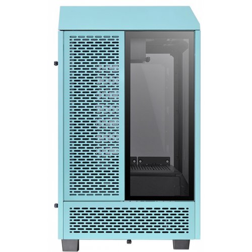 Продать Корпус Thermaltake The Tower 100 Tempered Glass без БП (CA-1R3-00SBWN-00) Turquoise по Trade-In интернет-магазине Телемарт - Киев, Днепр, Украина фото
