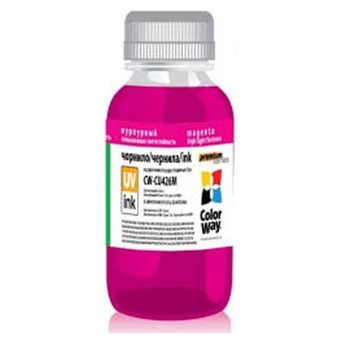 ColorWay CW-CU426M01 200ml Magenta купити в Україні: Київ, Львів, Хмельницький, Тернопіль, Івано-Франківськ | Низька ціна, відгуки, характеристики від TELEMART фото