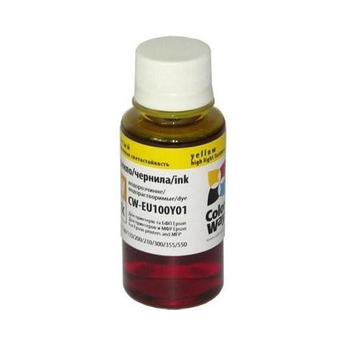 ColorWay CW-EU100Y01 100ml Yellow купити в Україні: Київ, Львів, Хмельницький, Тернопіль, Івано-Франківськ | Низька ціна, відгуки, характеристики від TELEMART фото