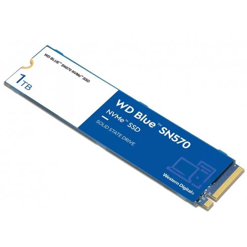Фото SSD-диск Western Digital Blue SN570 1TB M.2 (2280 PCI-E) NVMe x4 (WDS100T3B0C)