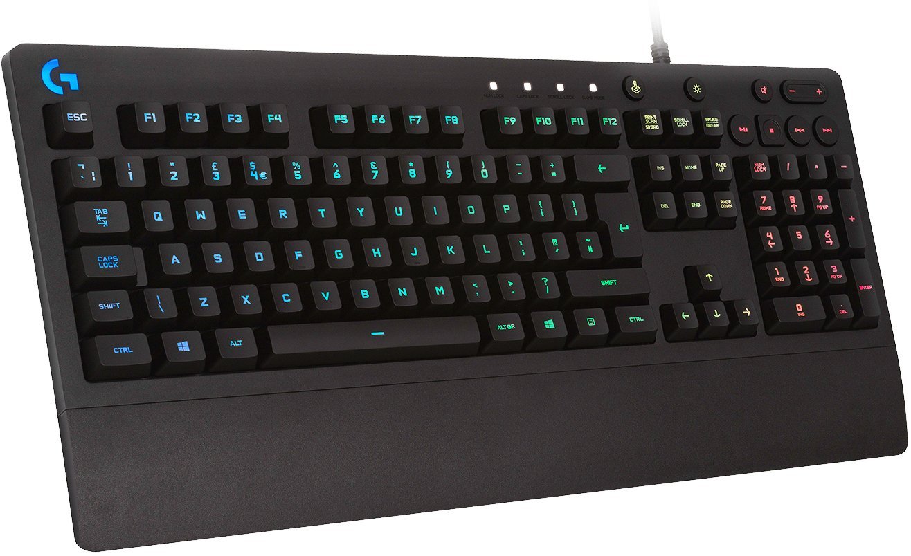 Клавіатура Logitech G Prodigy Gaming Keyboard USB UKR Black ціна на клавіатура