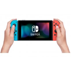 Фото Игровая консоль Nintendo Switch неоновый красный/неоновый синий (45496452643)