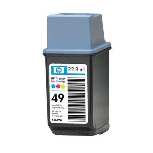 Картридж HP DJ No.49 (51649AE) CMY купити в Україні: Київ, Львів, Хмельницький, Тернопіль, Івано-Франківськ | Низька ціна, відгуки, характеристики від TELEMART фото